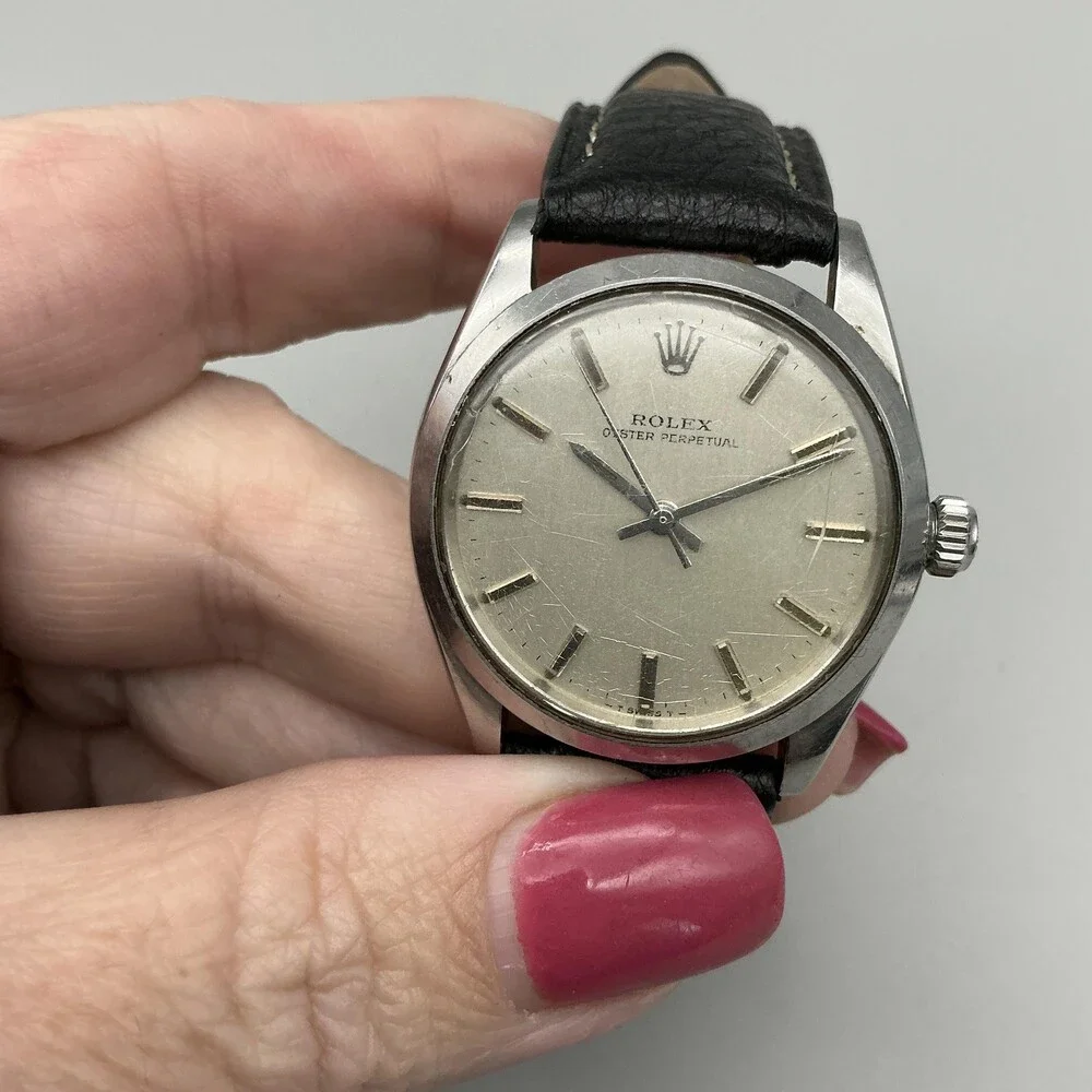 Vintage Rolex Oyster Perpetual Mens Watch 34mm 1520 Cal. 1002 Case Automatic